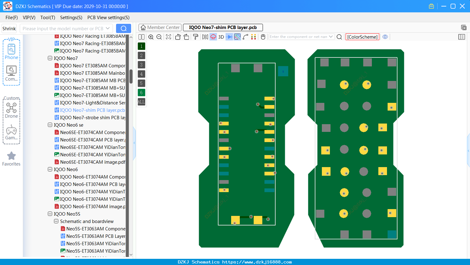 Vivo IQOO Neo7-shim PCB Layer